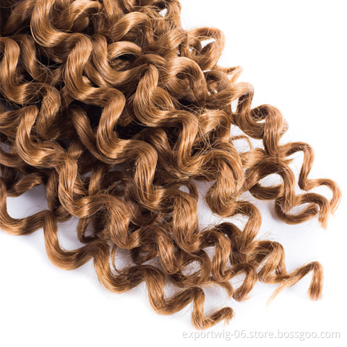 Passion Twist Crochet Braiding Hair Synthetic Wholesale Curly Water Wave Crochet Hair Water Wave Twist For Distressed
